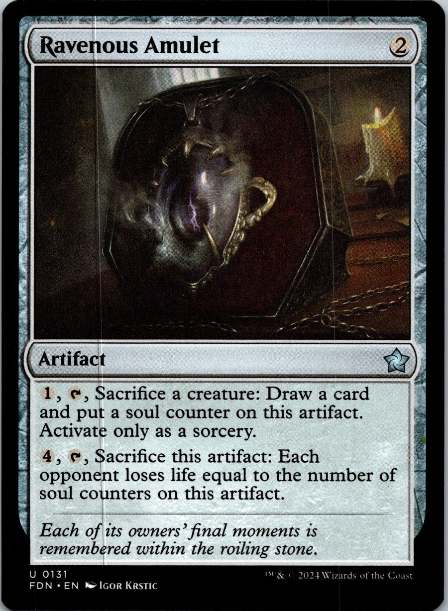 Ravenous Amulet | Near Mint / English / Normal