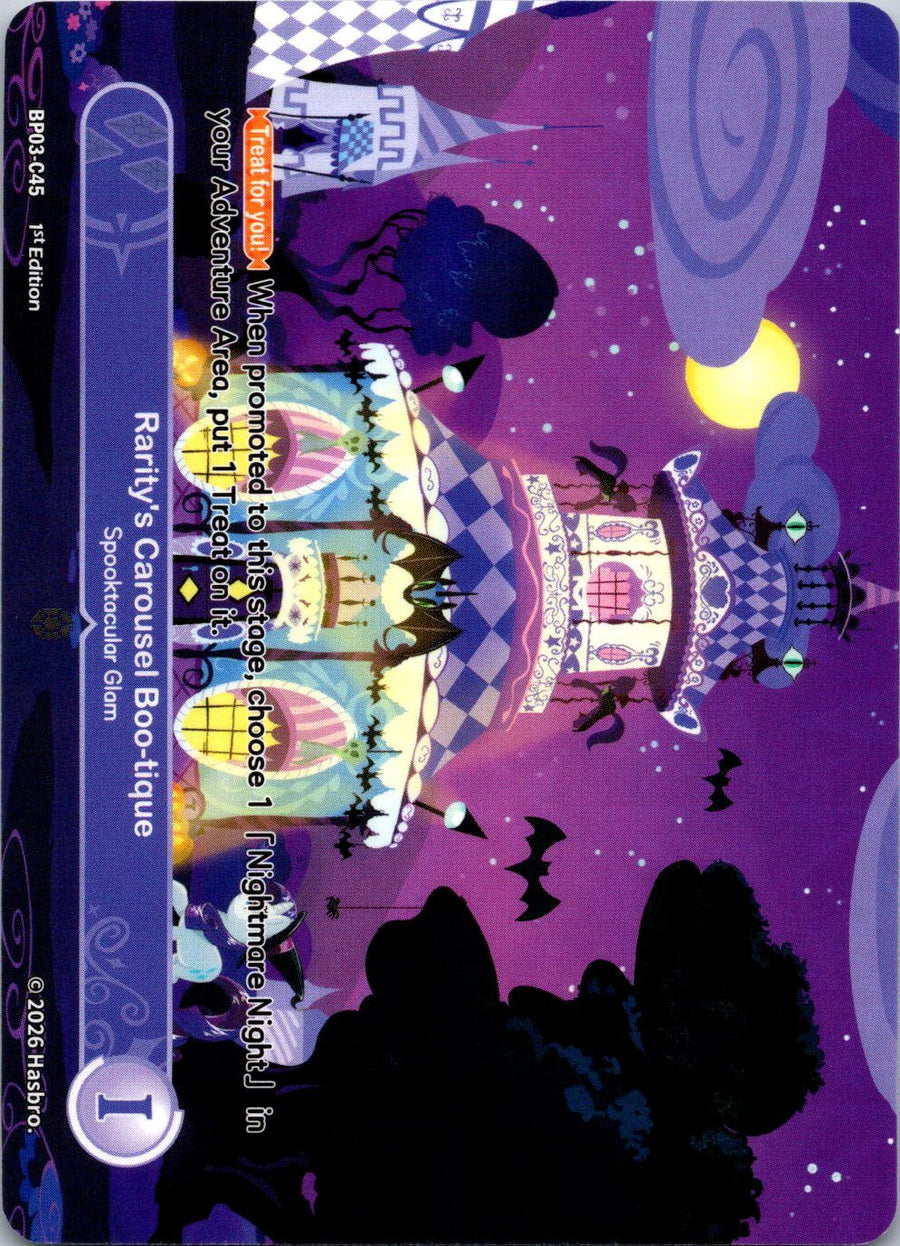 Rarity's Carousel Boo-tique -Spooktacular Glam | Near Mint / English / Normal
